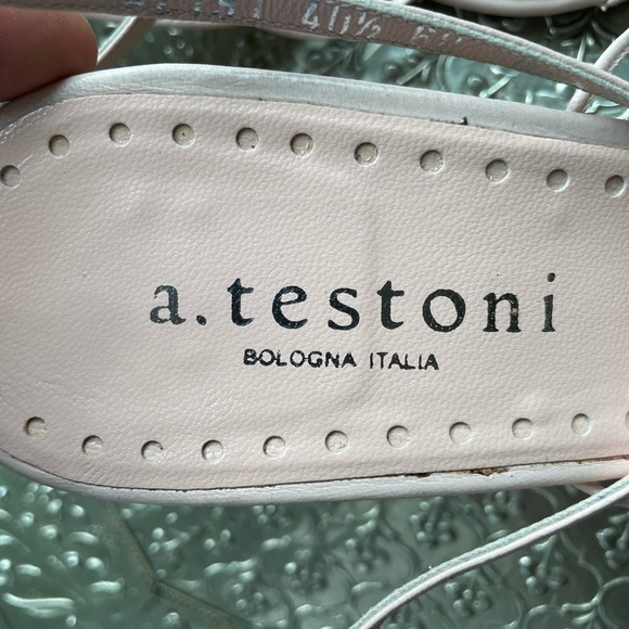 a. testoni light pink sandals - Picture 11 of 11